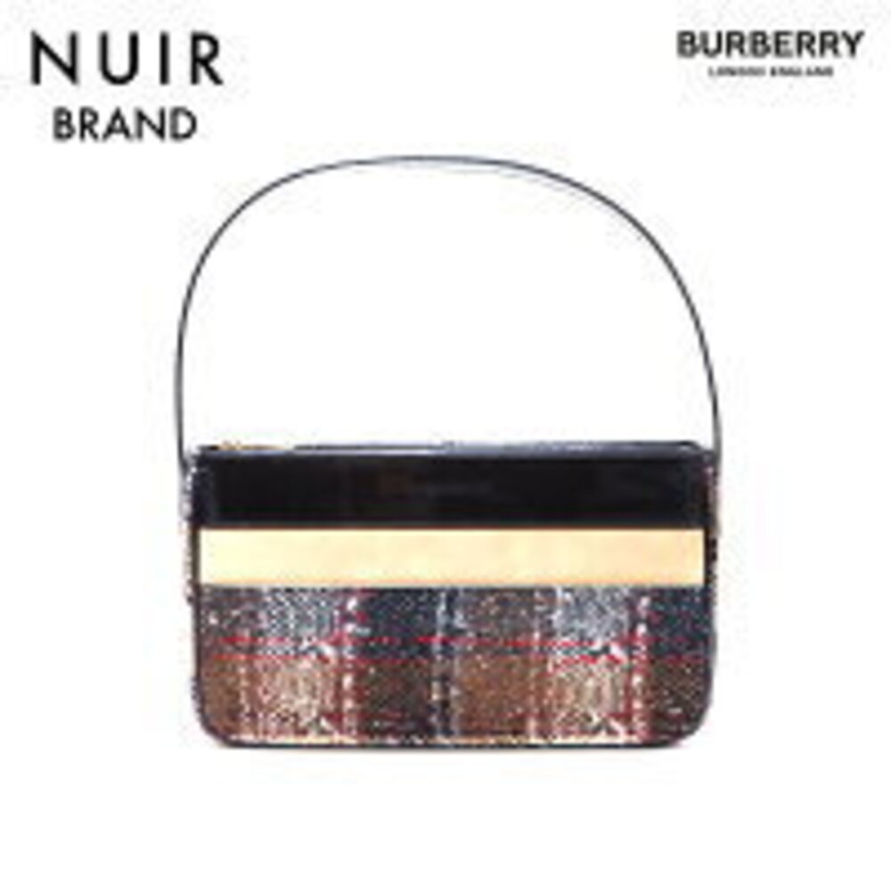 Burberry handbag brown black